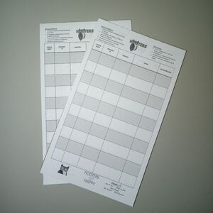 RARE Hooters girl  waitress ordering pad